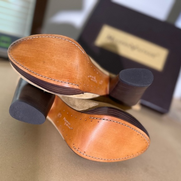 Modern Vintage Allison Chunky Heel Booties 41 Sand - Picture 5 of 7